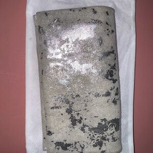 Silver Glitter Clutch